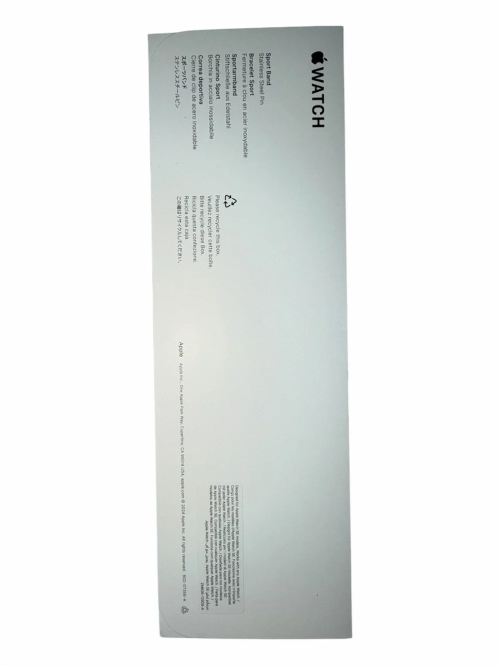 NEW OEM APPLE 40 MM S/M strap Apple Watch Starlight Sport Band for Iwatch SE